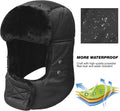 Trooper Trapper Hat,Winter Ski Hat with Winter Ear Flap and Ski Windproof Mask