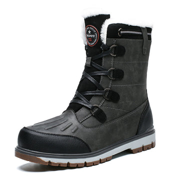 Warm Snow Boots Men's Waterproof