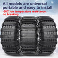 Snow Chain Tyre Chain Urethane Set Wheel Ties Belts Car Tires Chains Winter Anti-Slip Chain anti Skid Snow Emergency