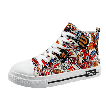 Big Kids High Top Boys Casual Sneakers