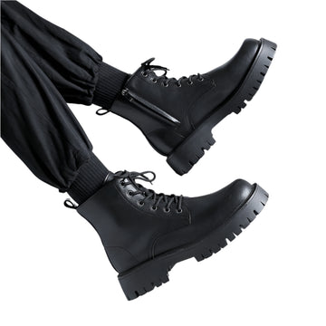 Men's Leather New High-top Boots