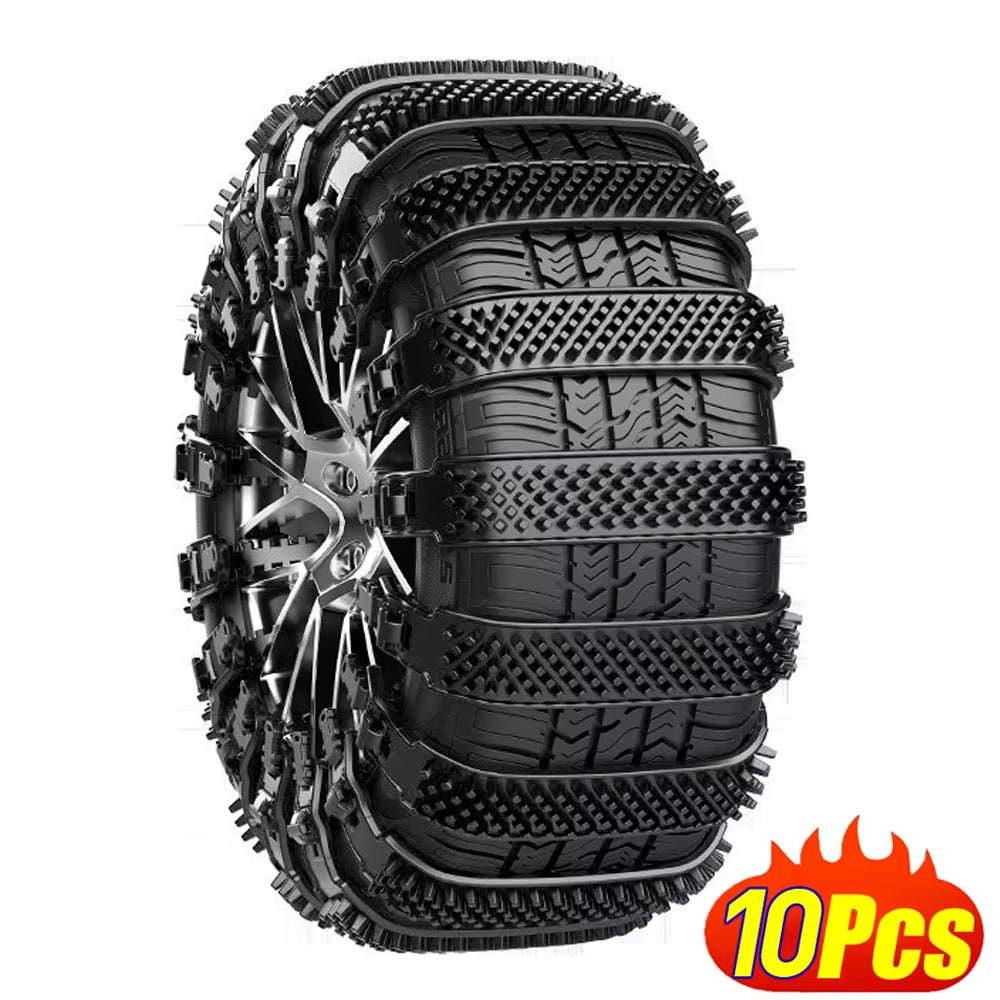 Snow Chain Tyre Chain Urethane Set Wheel Ties Belts Car Tires Chains Winter Anti-Slip Chain anti Skid Snow Emergency