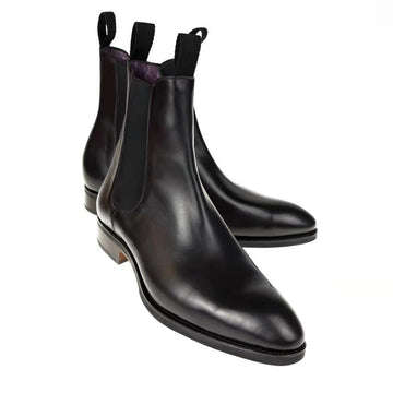 Fashion Simple Short-leg Men's Leather Boots